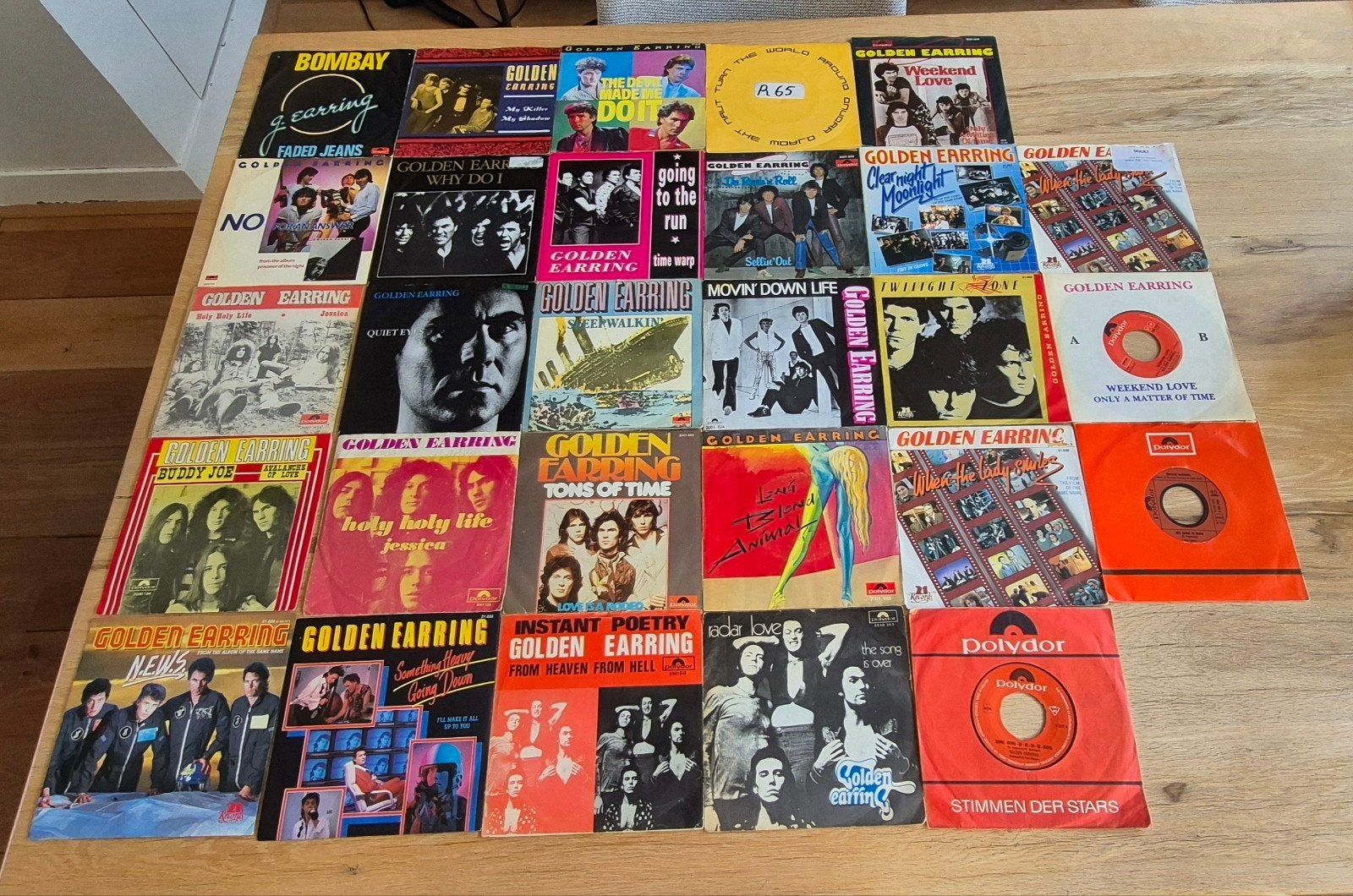 Verzameling Golden Earring vinyl singles, Ophalen of Verzenden, Gebruikt, 7 inch, Rock en Metal
