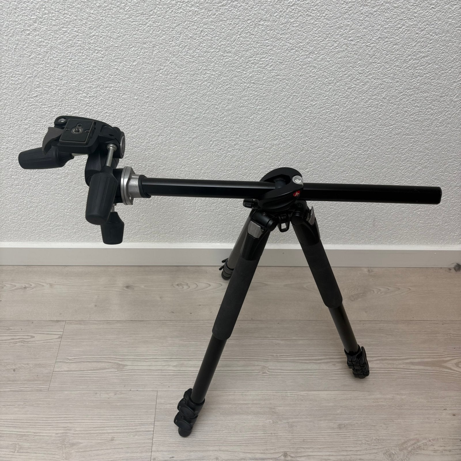 Manfrotto 055XPROB statief + 804RC2 3-weg kop, Zo goed als nieuw, Manfrotto, Ophalen of Verzenden, Driepoot
