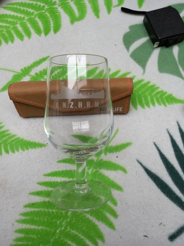 Mooi herinneringsglas van de toenmalige KNZHRM, nu KNRM., Ophalen of Verzenden, Zo goed als nieuw, Overige typen