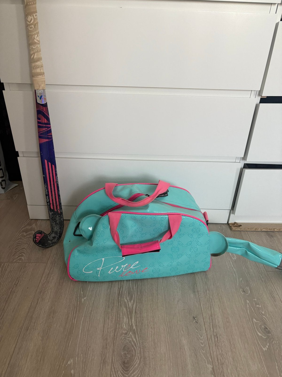Adidas hockeystick 36.5 inch met Brabo hockeytas, Ophalen of Verzenden, Gebruikt