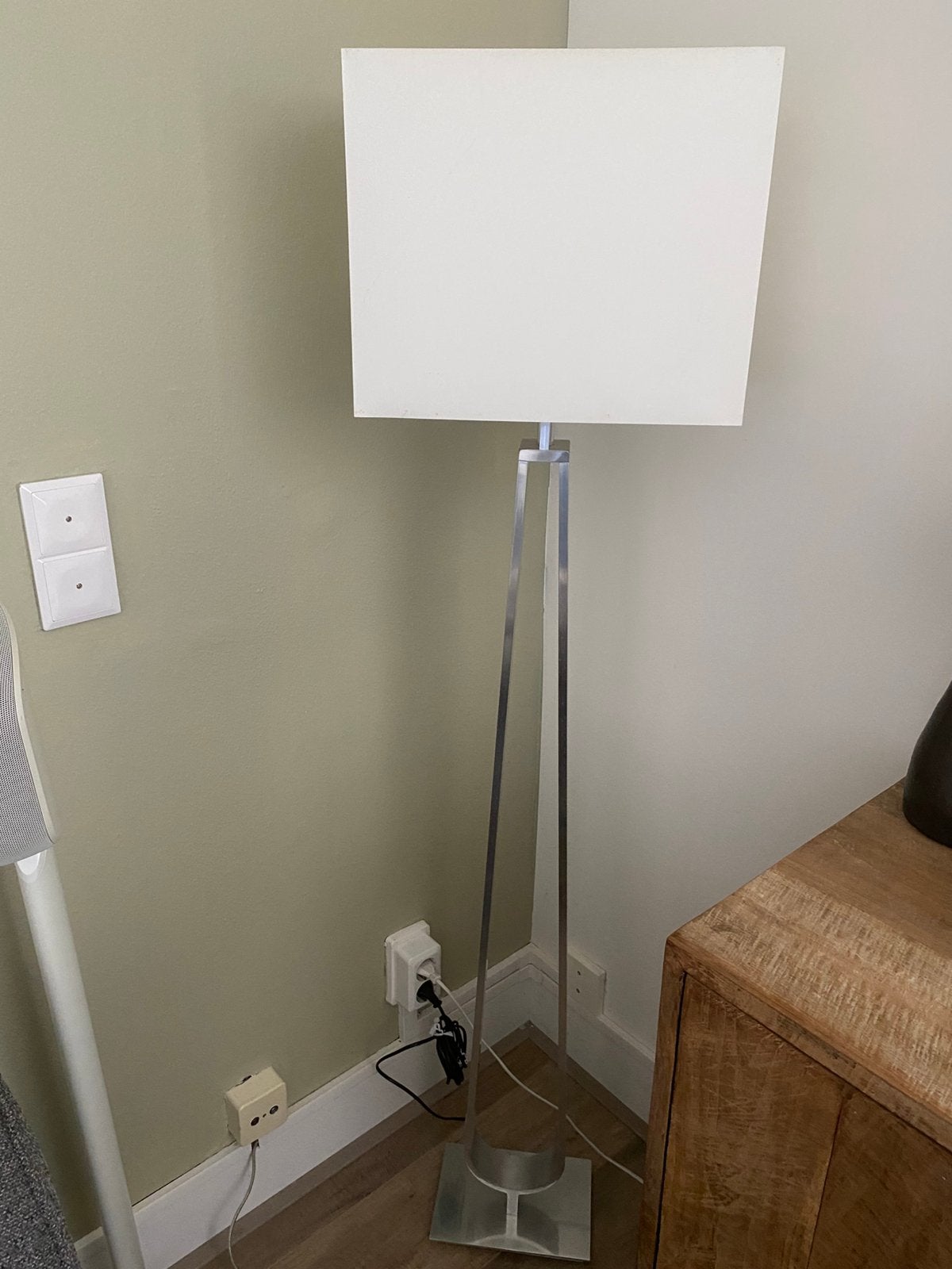 Staande lamp, Huis en Inrichting, Lampen | Vloerlampen, Ophalen, Zo goed als nieuw, 150 tot 200 cm