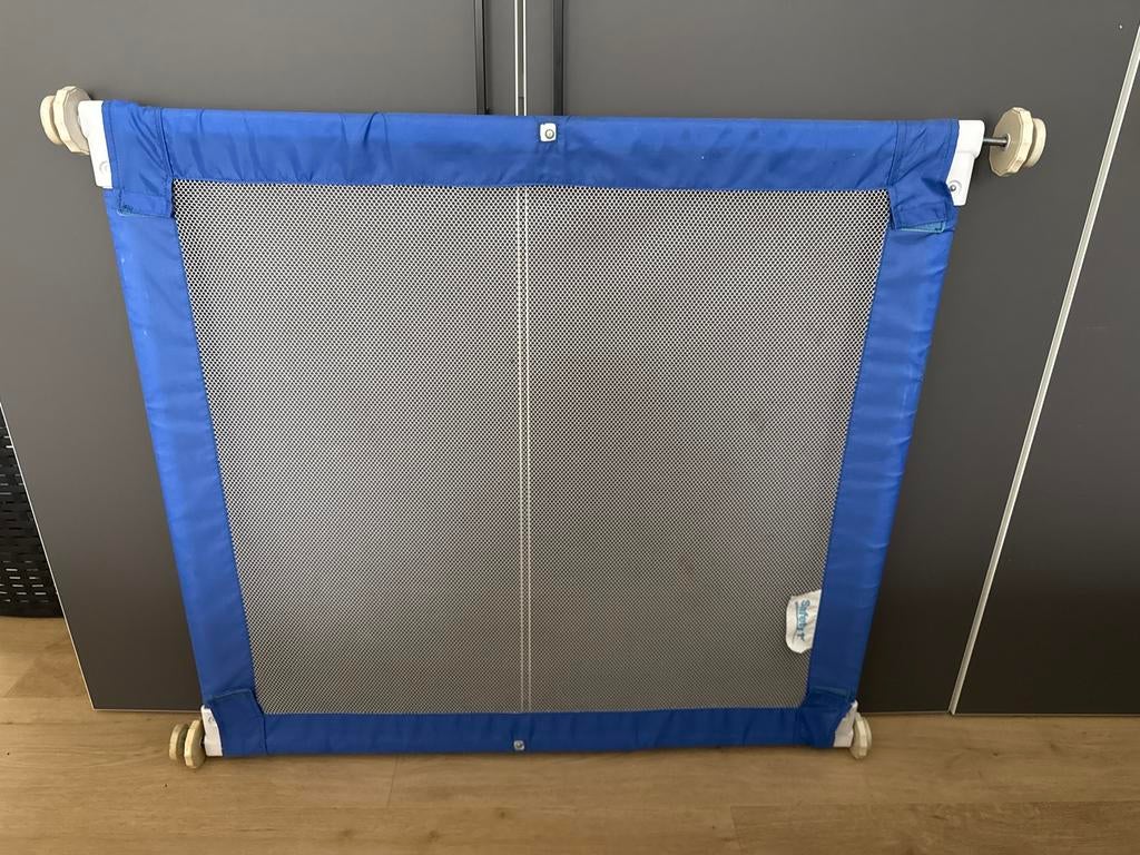 Safety 1st Klemhekje - Blauw, uitschuifbaar, Kinderen en Baby's, Traphekjes, Ophalen, Overige materialen, Zo goed als nieuw, Klemhekje