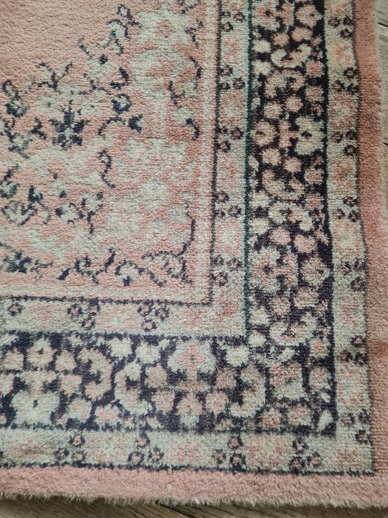 Vintage loper vloerkleed wol 80 x 1,85, Heikant 21 Kaatsheuvel, Gebruikt, Belle Vieille Brocante, Crème