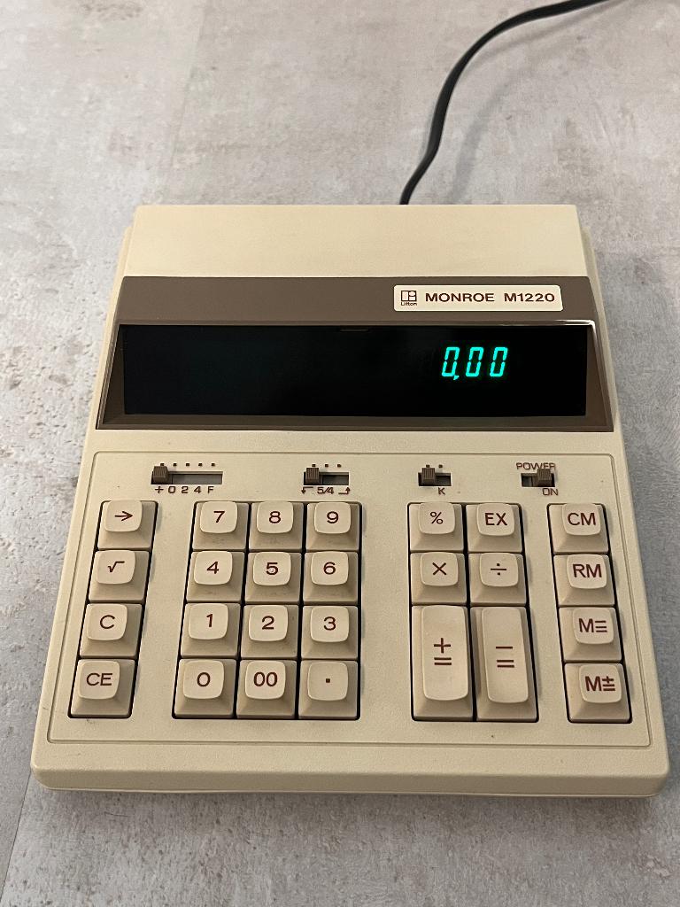 Litton Monroe M1220 rekenmachine, Ophalen of Verzenden