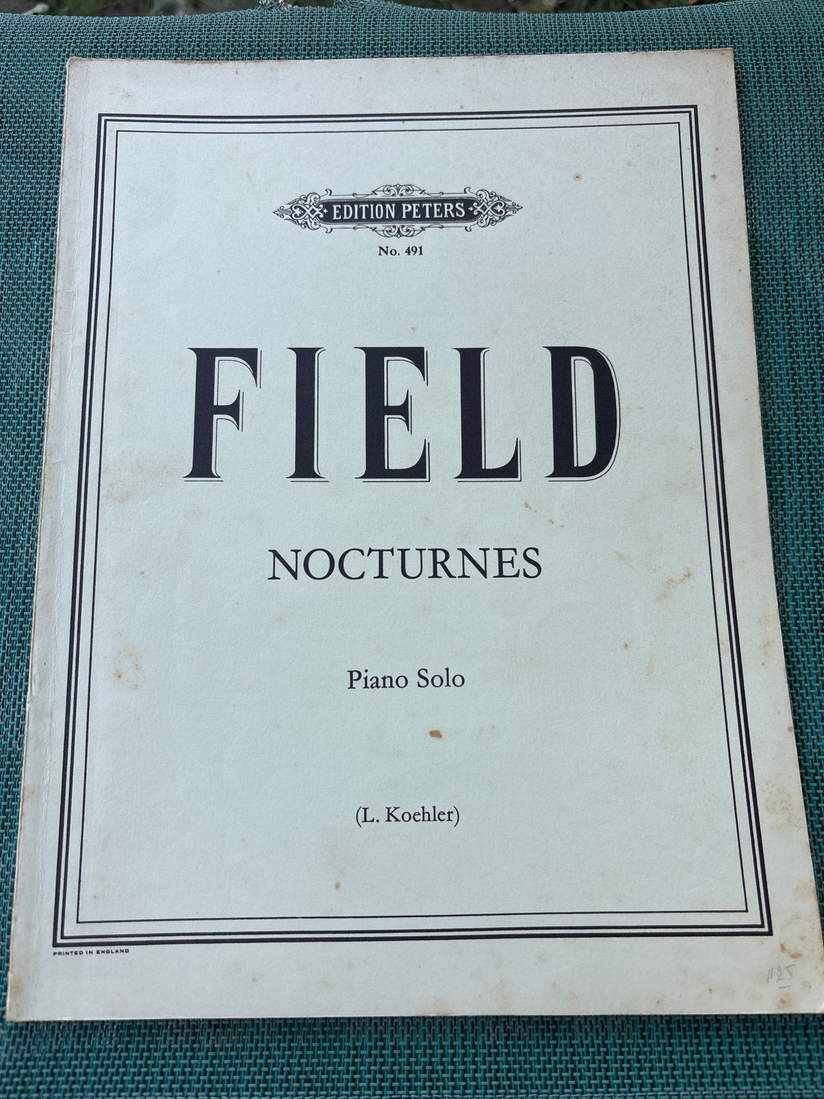 Field Nocturnes Piano Solo - Edition Peters No. 491, Gebruikt, Klassiek, Ophalen of Verzenden, Artiest of Componist