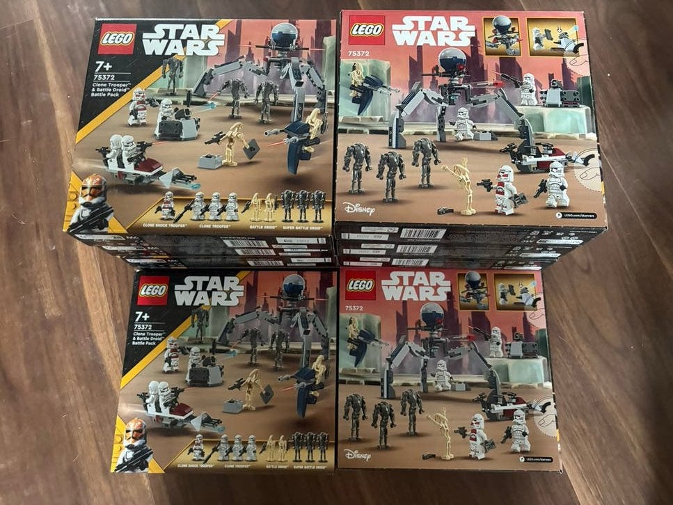 LEGO Star Wars 75372 Clone Trooper & Battle Droid Battle Pac, Overige merken, Lego, Lego, Nieuw