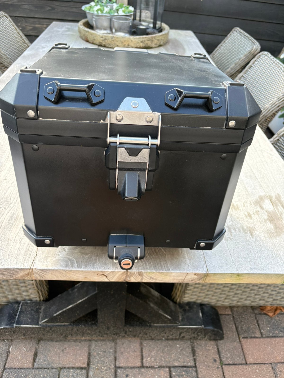Originele BMW Aluminium Topkoffer R1200 / 1250 GSA – Zwart, Ophalen