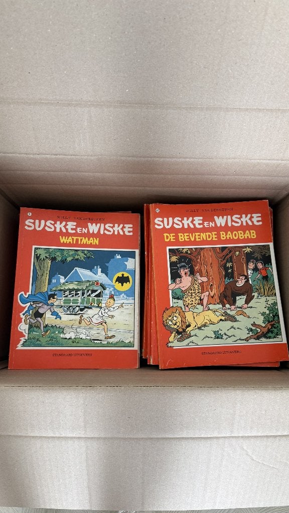54 x Suske en Wiske, Meerdere stripboeken, Ophalen of Verzenden, Gelezen, Willy Vandersteen