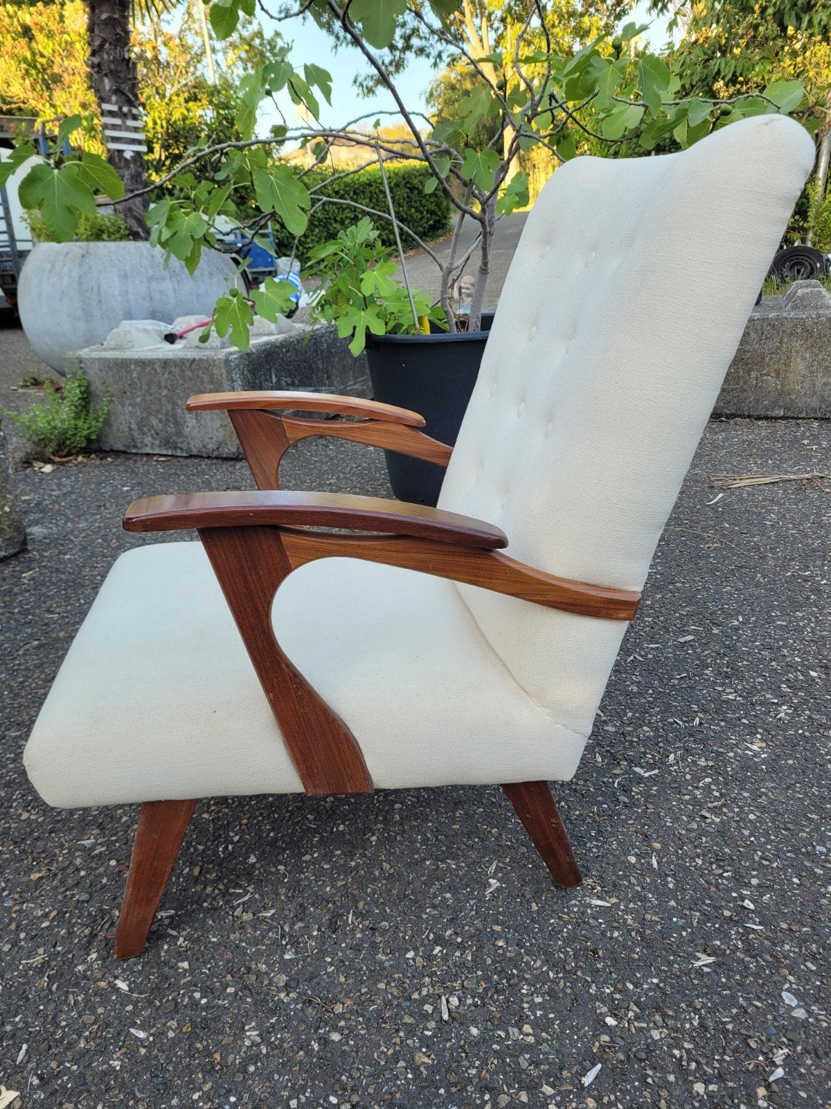 jaren 60 stoel retro vintage, Ophalen