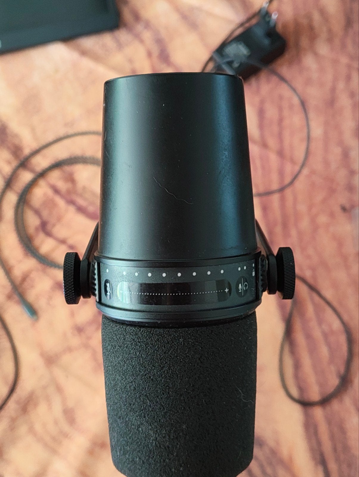 Shure mv7 usb microfoon met arm, Ophalen, Gebruikt, Studiomicrofoon