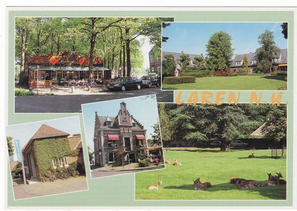 B26147 Laren, groeten, Ophalen of Verzenden, 1980 tot heden, Ongelopen, Noord-Holland