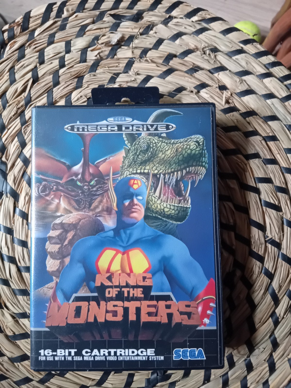 King of the Monsters - Sega Mega Drive (Compleet), Vechten, 2 spelers, Ophalen of Verzenden, Zo goed als nieuw