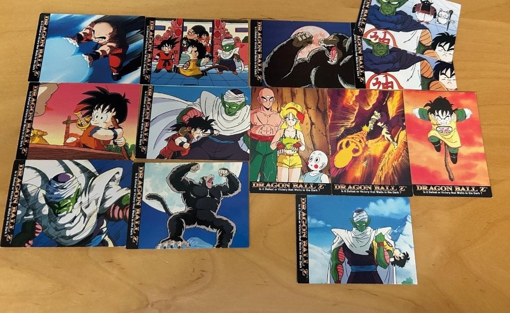 Dragonball Z Series 1 kaartjes, Hobby en Vrije tijd, Verzamelkaartspellen | Overige, Ophalen of Verzenden, Zo goed als nieuw, Meerdere kaarten