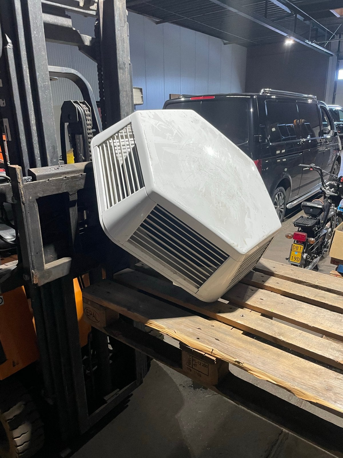 Wolff TLHD40 Luchtverwarmer - Krachtige Industriële Verwarmi, Doe-het-zelf en Verbouw, Ophalen, Gebruikt