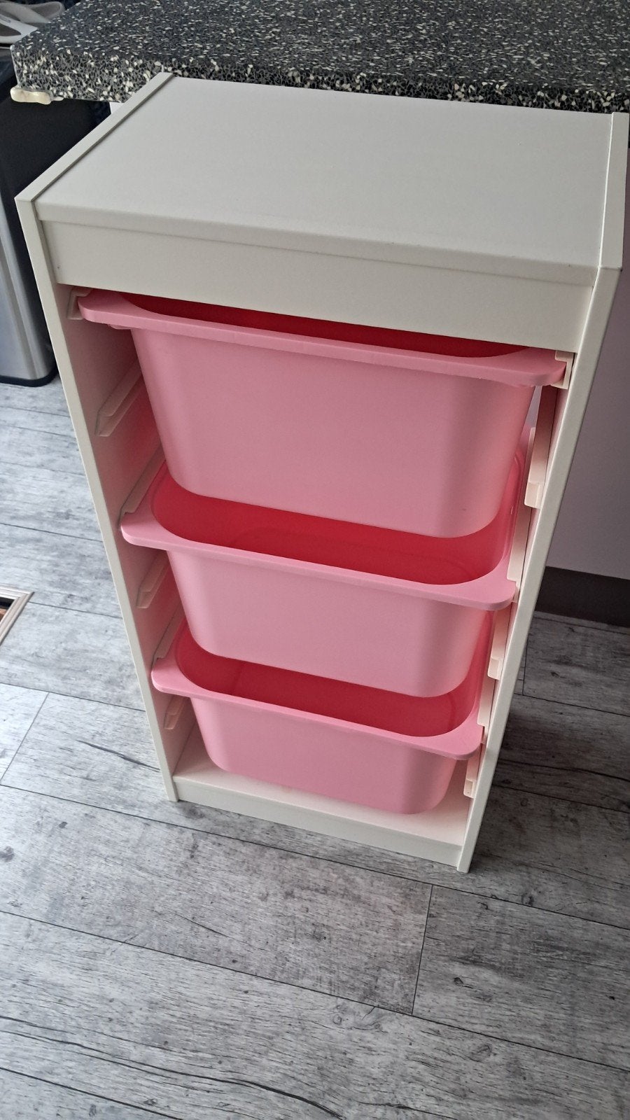 Ikea trofastkast met bakken, Ophalen, 50 tot 100 cm, Zo goed als nieuw, Minder dan 100 cm