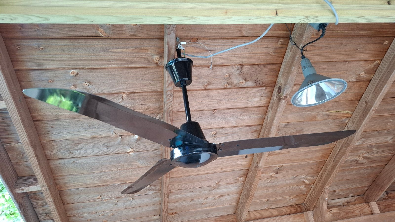 Plafondventilator - Winterwarm Type 142/69 met regelaar, Ophalen of Verzenden, Zo goed als nieuw, Plafondventilator