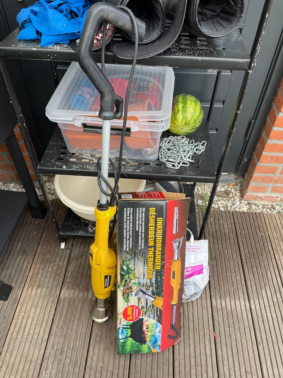 Ontkruid brander, Ophalen, Zo goed als nieuw