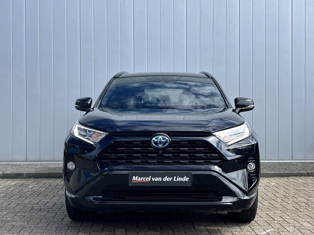 Toyota RAV4 2.5 Hybrid AWD Black Edition Leder Alcantara JBL, Automaat, 12 maanden, Gebruikt, Zwart