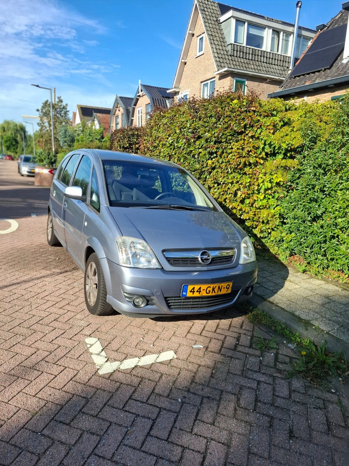 Opel Meriva 1.6 16V 77KW Easytronic 2008 Grijs, Auto's, 15 km/l, 4 cilinders, Origineel Nederlands, 1200 kg