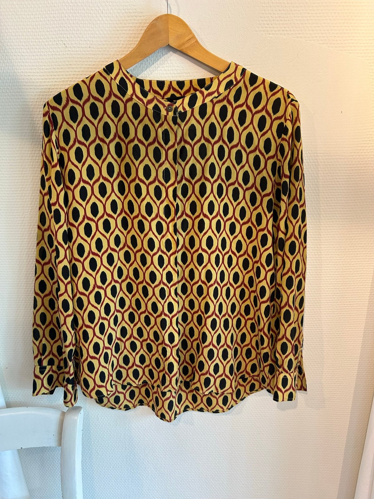 Diega 100% Zijde Blouse - Nieuwstaat - Maat M, Maat 38/40 (M), Diega, Ophalen of Verzenden, Zo goed als nieuw