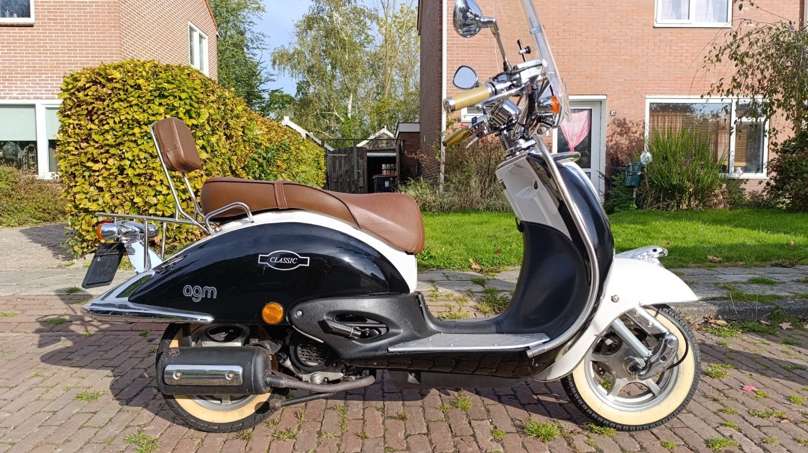 AGM Grande Retro Snorscooter | 4.978 km | Zeer nette staat, Fietsen en Brommers, Zo goed als nieuw, Benzine, Ophalen, Overige merken