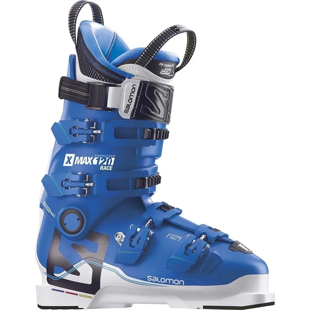 Skischoenen heren Salamon X max 120 race maat 27.5, Gebruikt, 100 tot 140 cm, Schoenen, Salomon