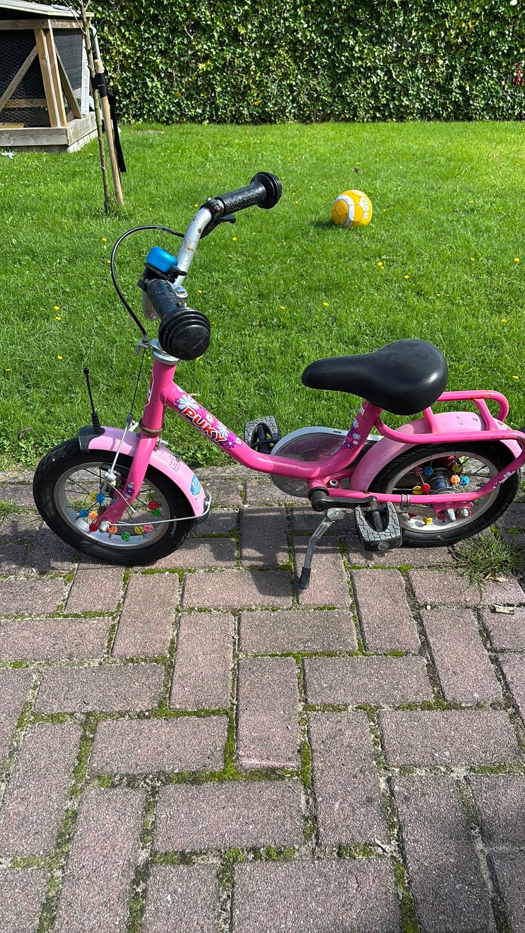 12 inch Puky kinderfietsje, Ophalen, Gebruikt, Terugtraprem, Minder dan 16 inch