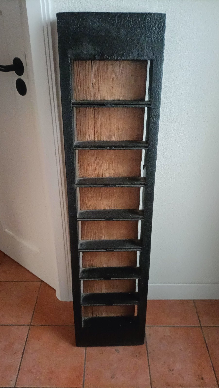 Antieke houten en ijzeren baksteenmal, Huis en Inrichting, Ophalen, Gebruikt, Hout