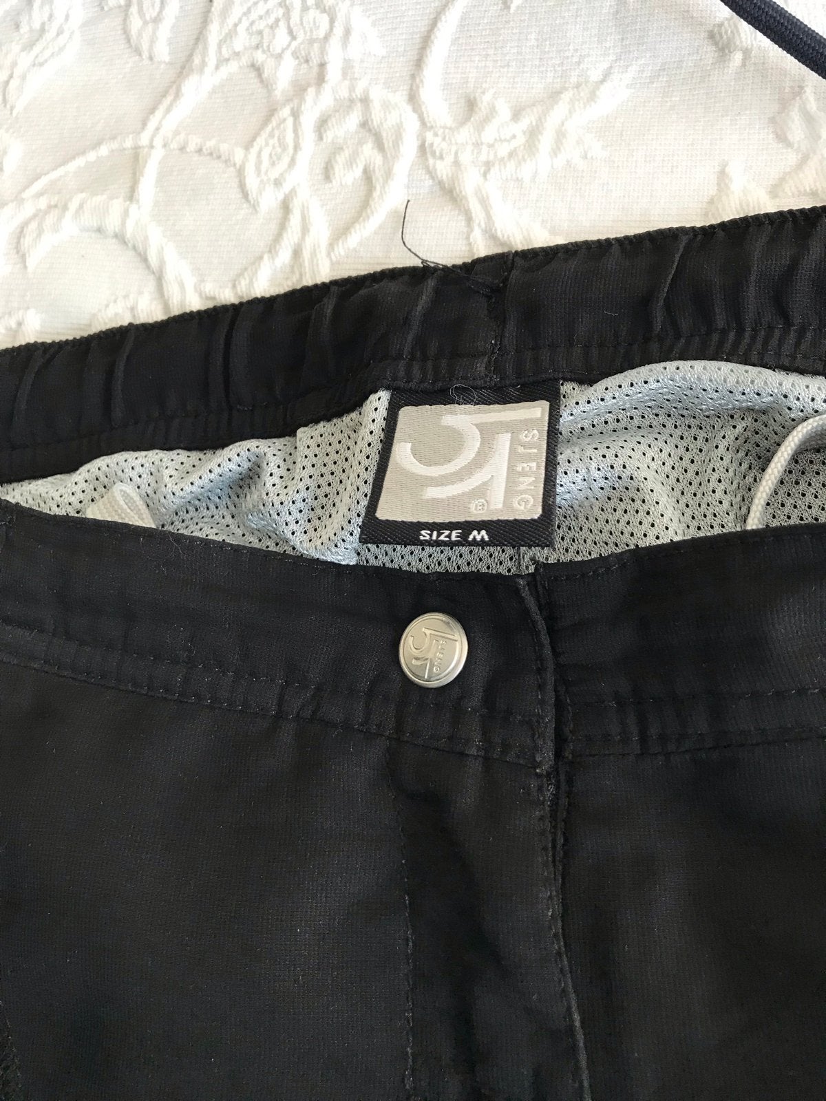 Sjeng lange tennisbroek - Maat M, Maat 48/50 (M), Zwart, Ophalen of Verzenden, Racketsport