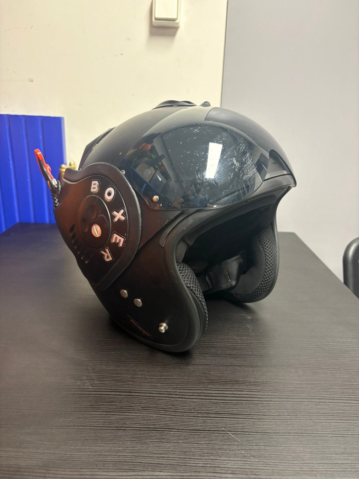Roof Boxer V8 helm - Mat zwart - Maat XL, Motoren, Kleding | Motorhelmen, Overige merken, Systeemhelm, XL, Ophalen of Verzenden