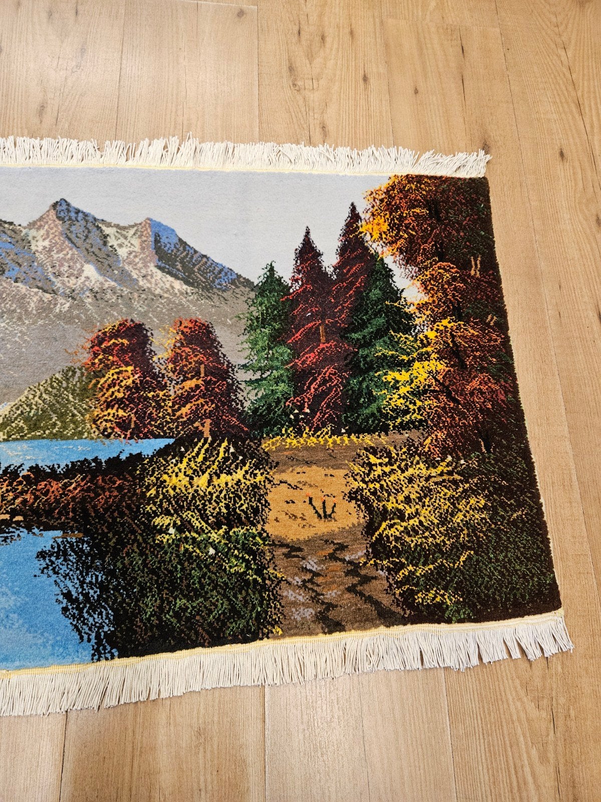 Bijzonder handgeknoopt perzisch tapijt tabriz 60x120, Info@SlatsAntiek.nl, 100 tot 150 cm, Perzisch, Vof Slats Antiek