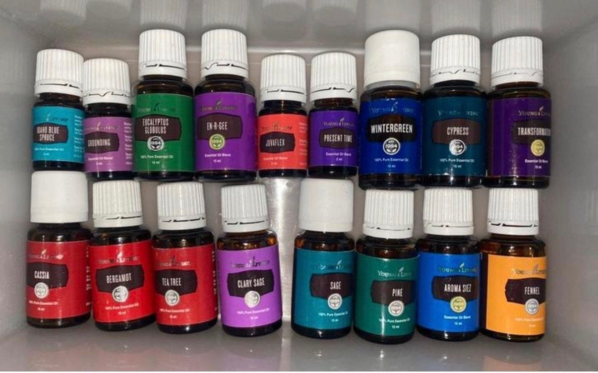 Nieuwe gesloten flesjes Young Living etherische olie, Verzenden