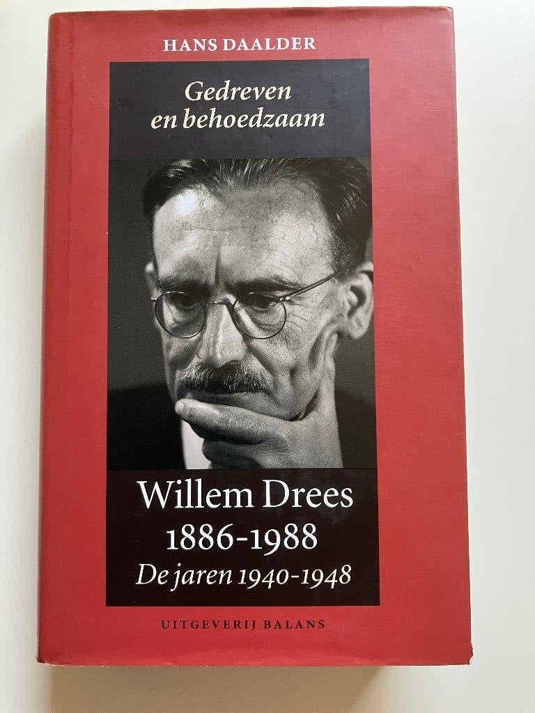 2 boeken Willem Drees, Boeken, Ophalen of Verzenden, Gelezen
