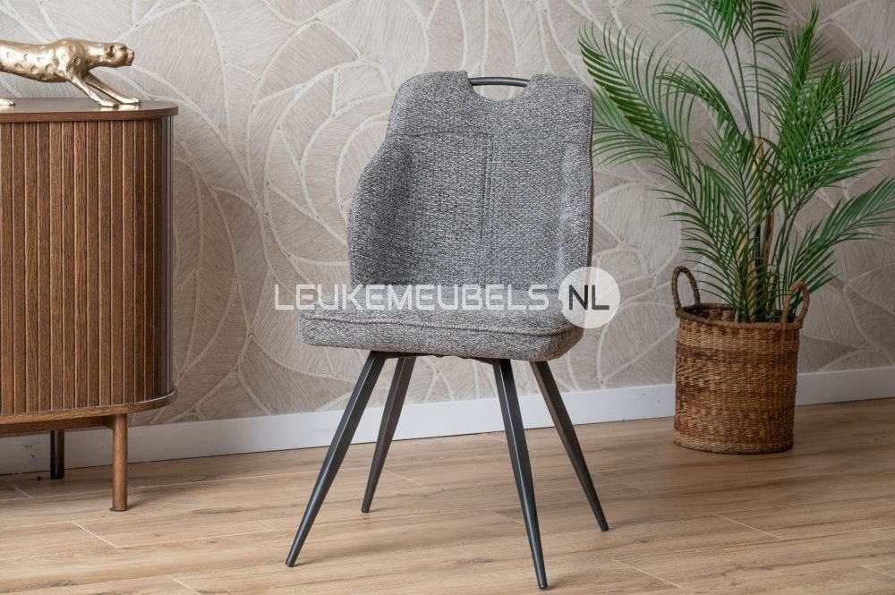 Eetkamerstoel Adele, 3 kleuren Bliss stof, Huis en Inrichting, Stoelen, Nieuw, Ophalen of Verzenden, Stof, Vijf, Zes of meer stoelen