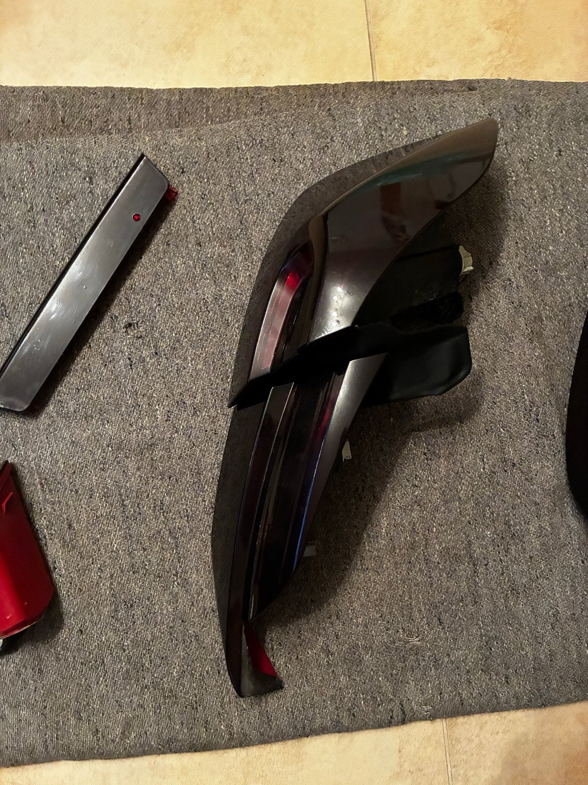 Ford Fiesta MK8 Achterlichten en Reflector - Zwart Folie, Ophalen of Verzenden, Gebruikt, Ford