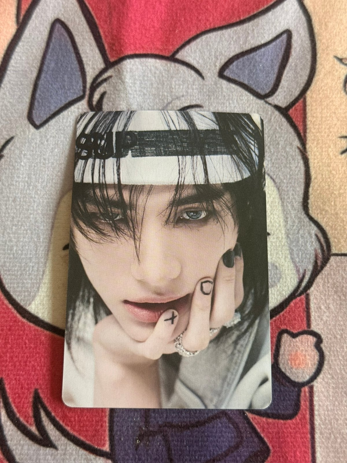Stray Kids Hyunjin photo card, Ophalen of Verzenden, Zo goed als nieuw, Foto of Kaart