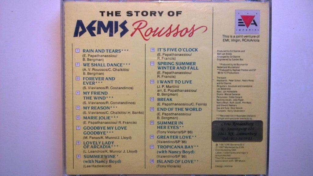 Demis Roussos - The Story Of Demis Roussos, Ophalen of Verzenden, Zo goed als nieuw, Pop, Album
