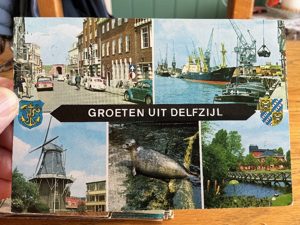 Delfzijl, Verzenden, 1960 tot 1980, Gelopen, Groningen