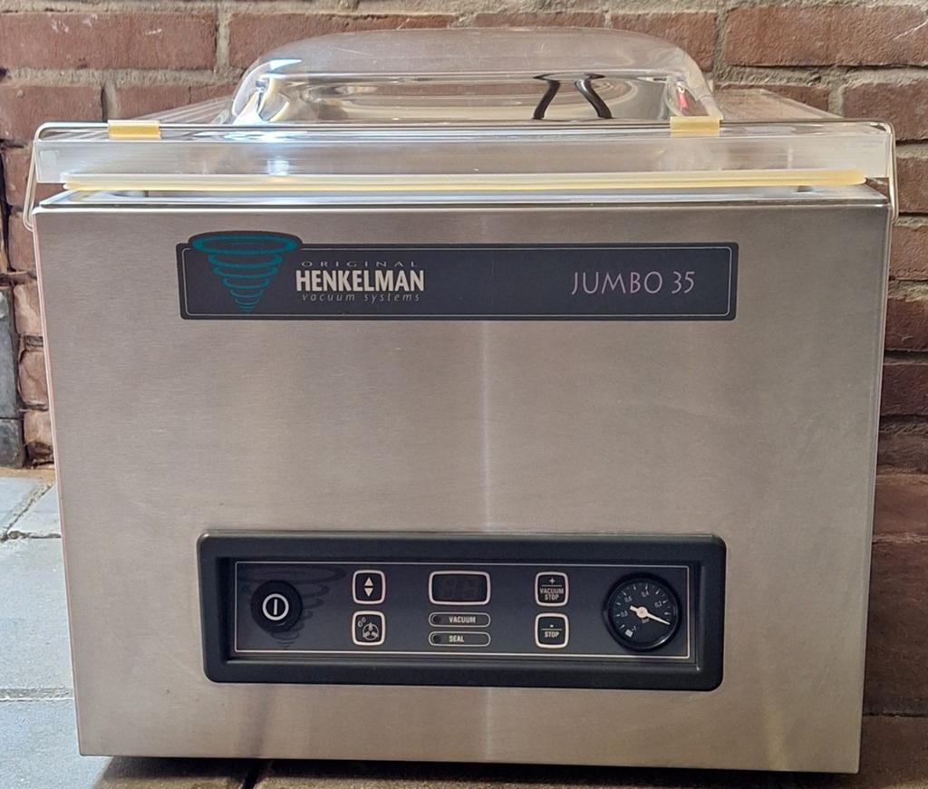 Henkelman Jumbo 35  vacumeermachine vacuummachine horeca, Overige typen, Zilver, Ophalen of Verzenden, Zo goed als nieuw