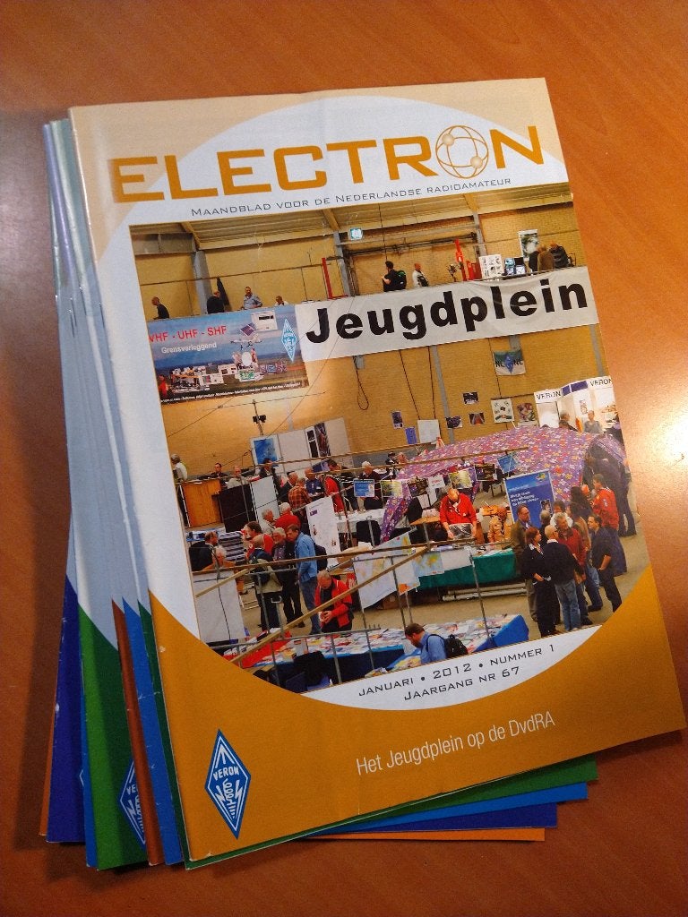 Electron. Maandblad voor de Nederlandse Radioamateur. 2012., Ophalen of Verzenden, Zo goed als nieuw