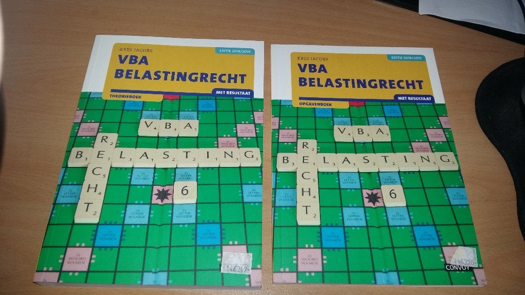 VBA Belastingrecht theorieboek en opgavenboek NIEUW, Boeken, Kees Jacobs, Zo goed als nieuw, Gamma, HBO