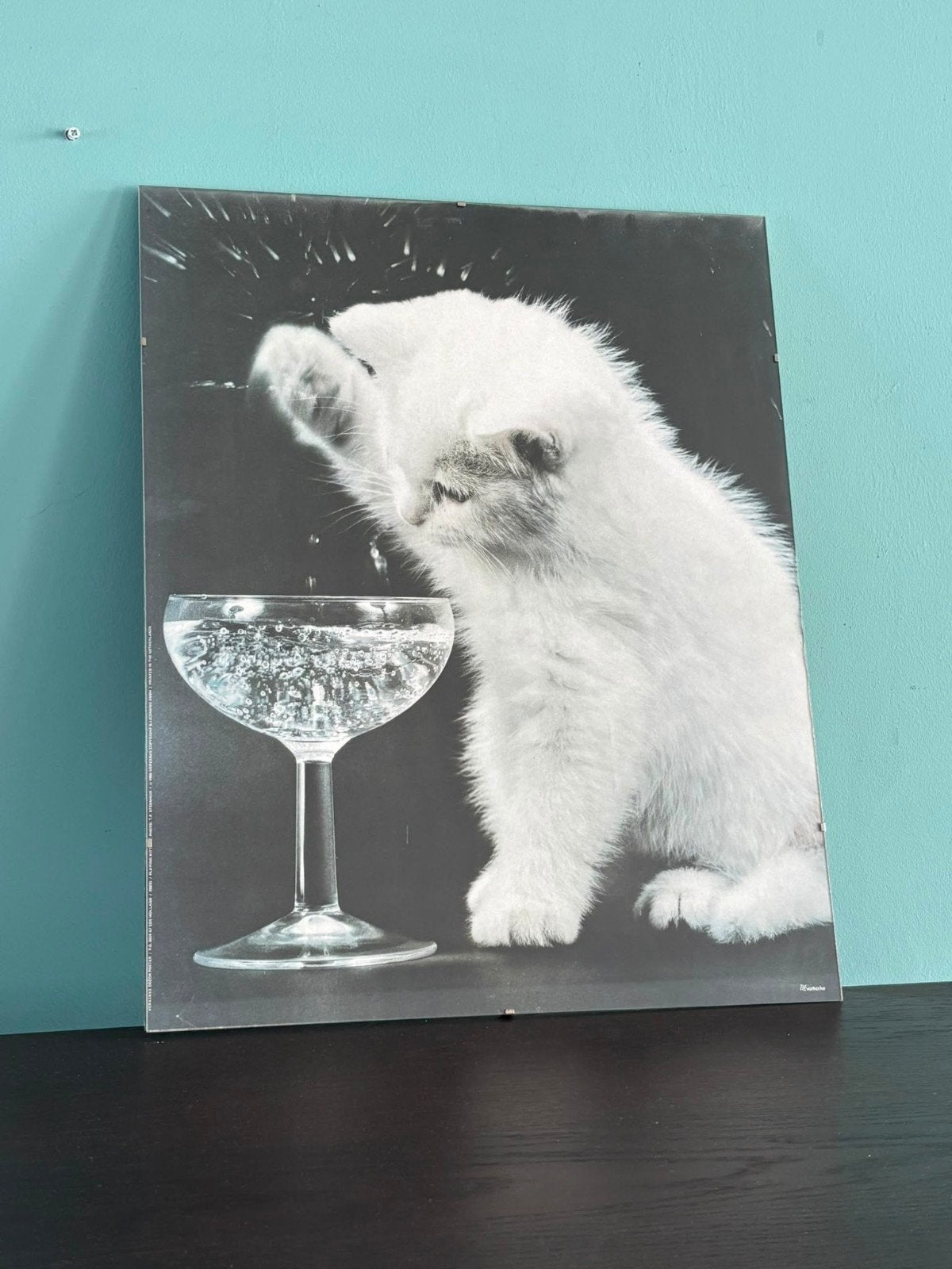 Poster achter glas, Ophalen, Glas