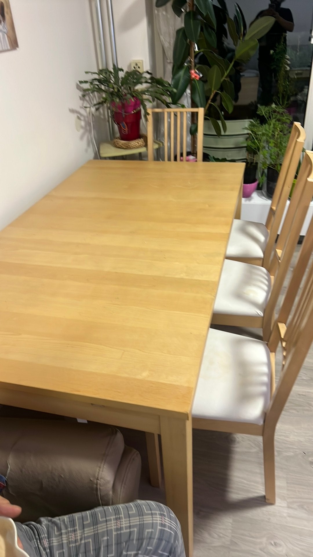 Eettafel, Huis en Inrichting, 50 tot 100 cm, 150 tot 200 cm, Eikenhout, Ophalen of Verzenden