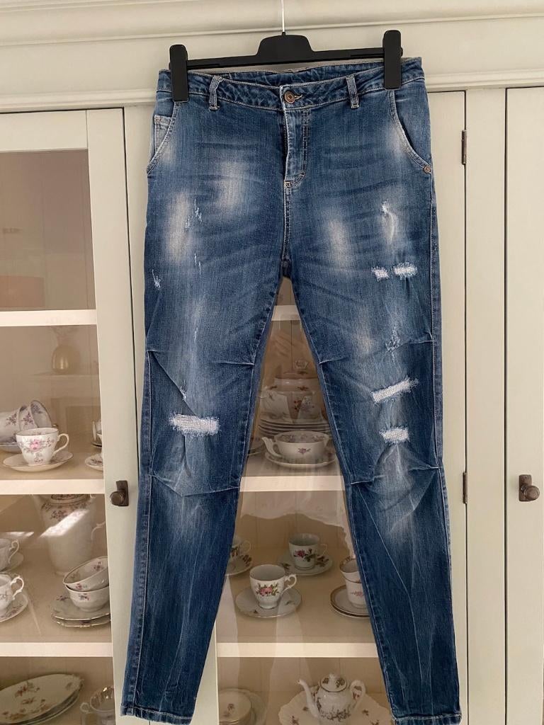 Jeans Maryley maat M maat 40 zgan, Kleding | Dames, Spijkerbroeken en Jeans, Blauw, Ophalen of Verzenden, Zo goed als nieuw, W30 - W32 (confectie 38/40)
