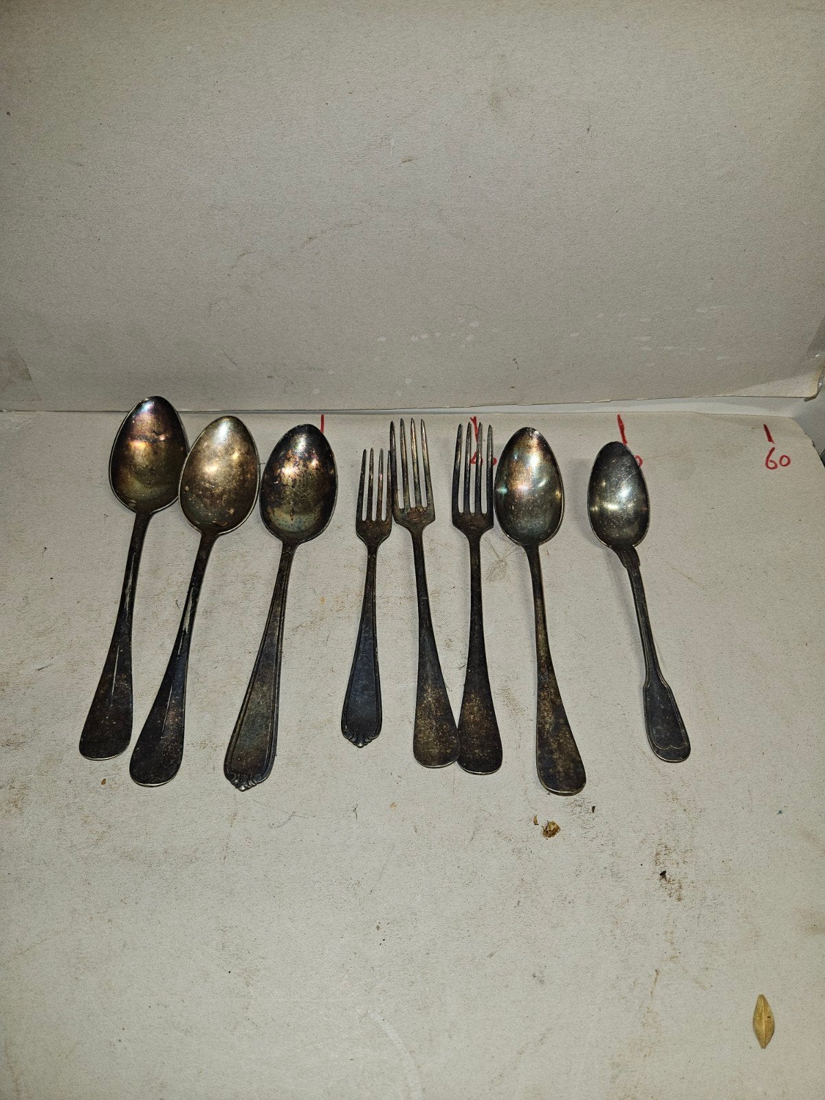 Vintage Verzilverde Lepels en Vorken, Ophalen of Verzenden