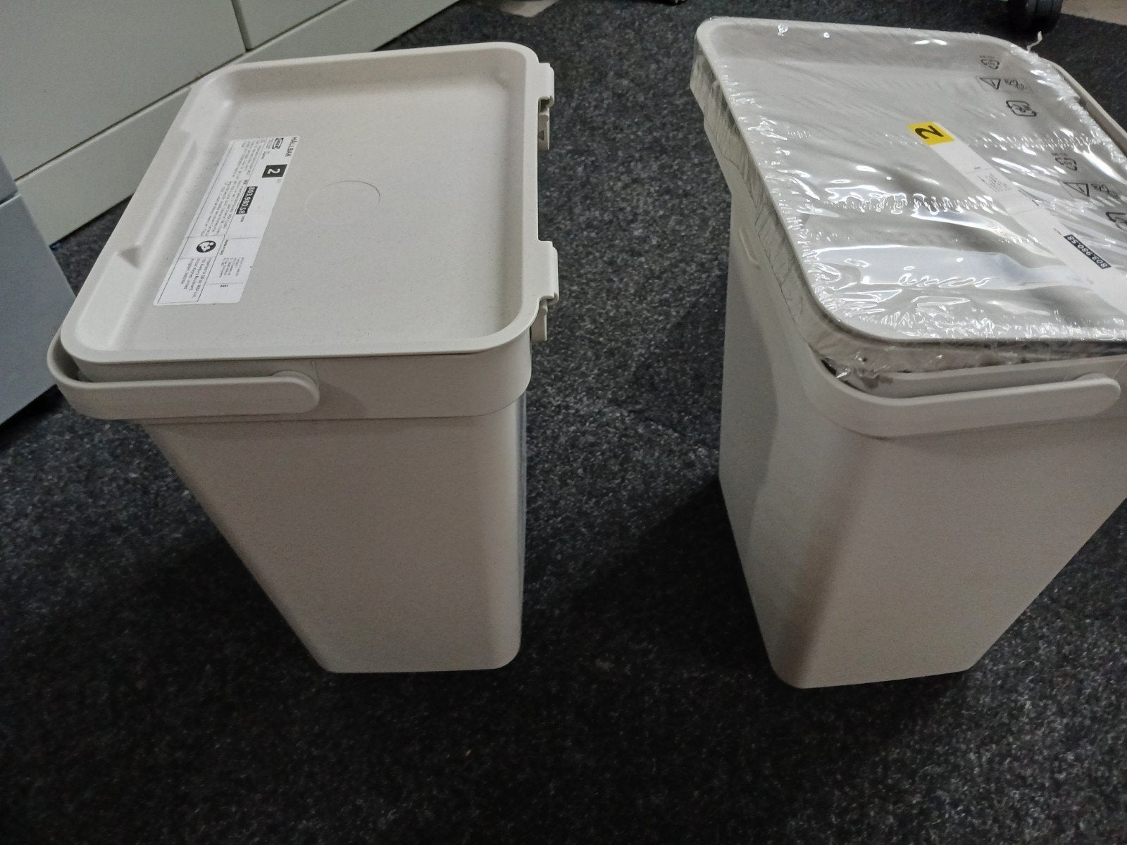 IKEA HÅLLBAR Afvalemmer met deksel - 10 liter, Huis en Inrichting, Woonaccessoires | Prullenbakken, Kunststof, Nieuw, Ophalen of Verzenden