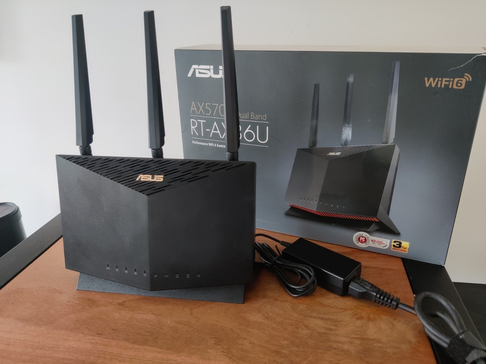 ASUS RT-AX86U Dual-band Gigabit WiFi 6 Router, Ophalen of Verzenden, Zo goed als nieuw, Router, ASUS