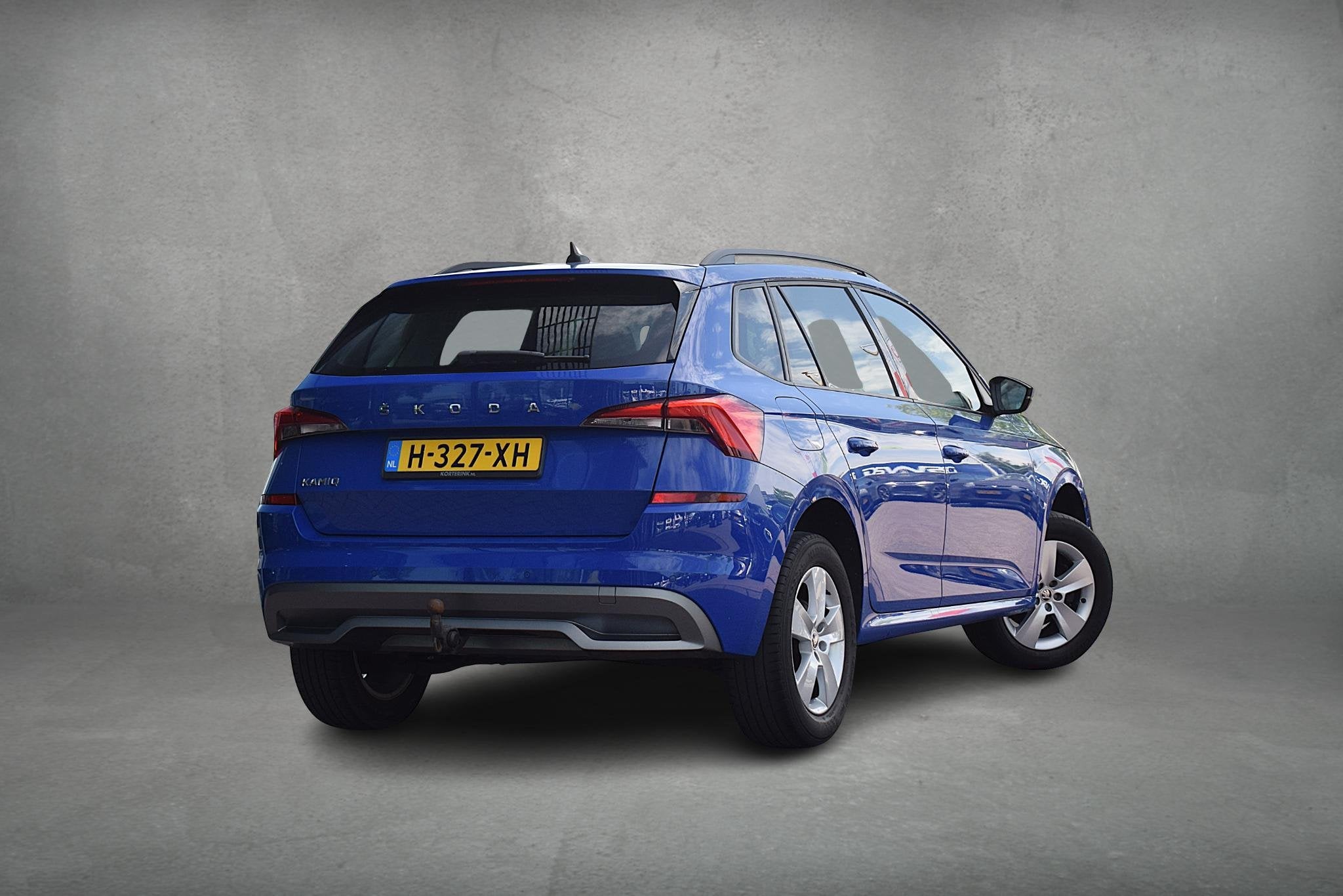 Skoda Kamiq 1.0 TSI Ambition | Trekhaak | Apple CarPlay | Cl, Auto's, Skoda, 1131 kg, Stof, Gebruikt, Blauw