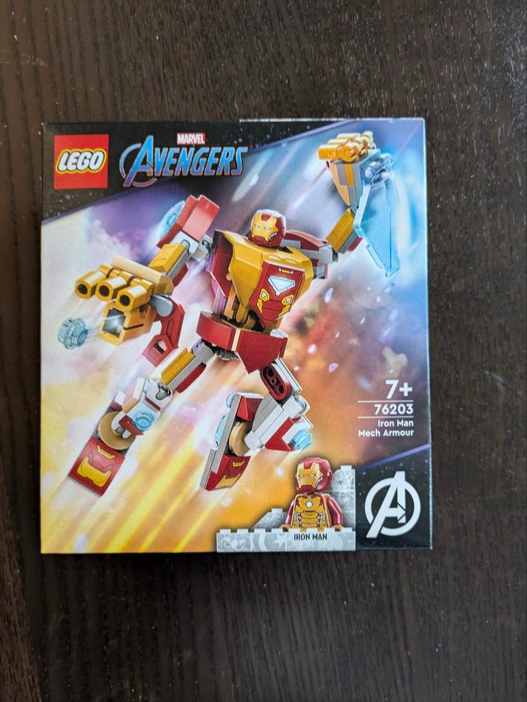 Lego 76203 Iron Man Merch Armour, Ophalen of Verzenden, Nieuw, Complete set, Lego