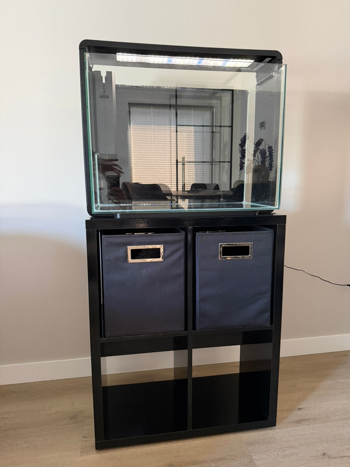 Aquarium 80L inclusief meubel en toebehoren, Ophalen, Zo goed als nieuw, Leeg aquarium